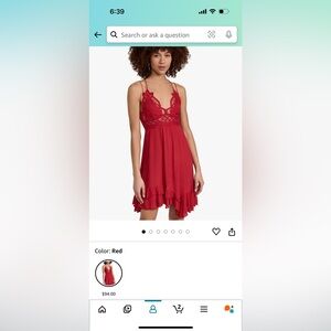 Free People Red Dress